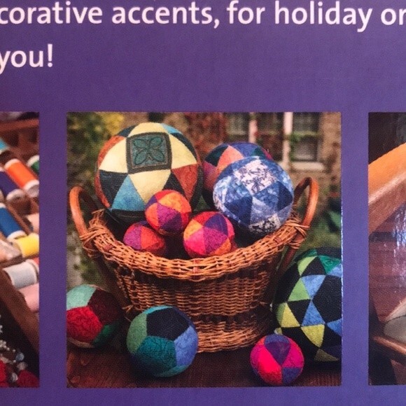 Patchwork Puzzle Balls Sewing Pattern Book by Jinny Beyer - Picture 5 of 9